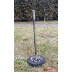 Koło z osią do pojemnika 240l